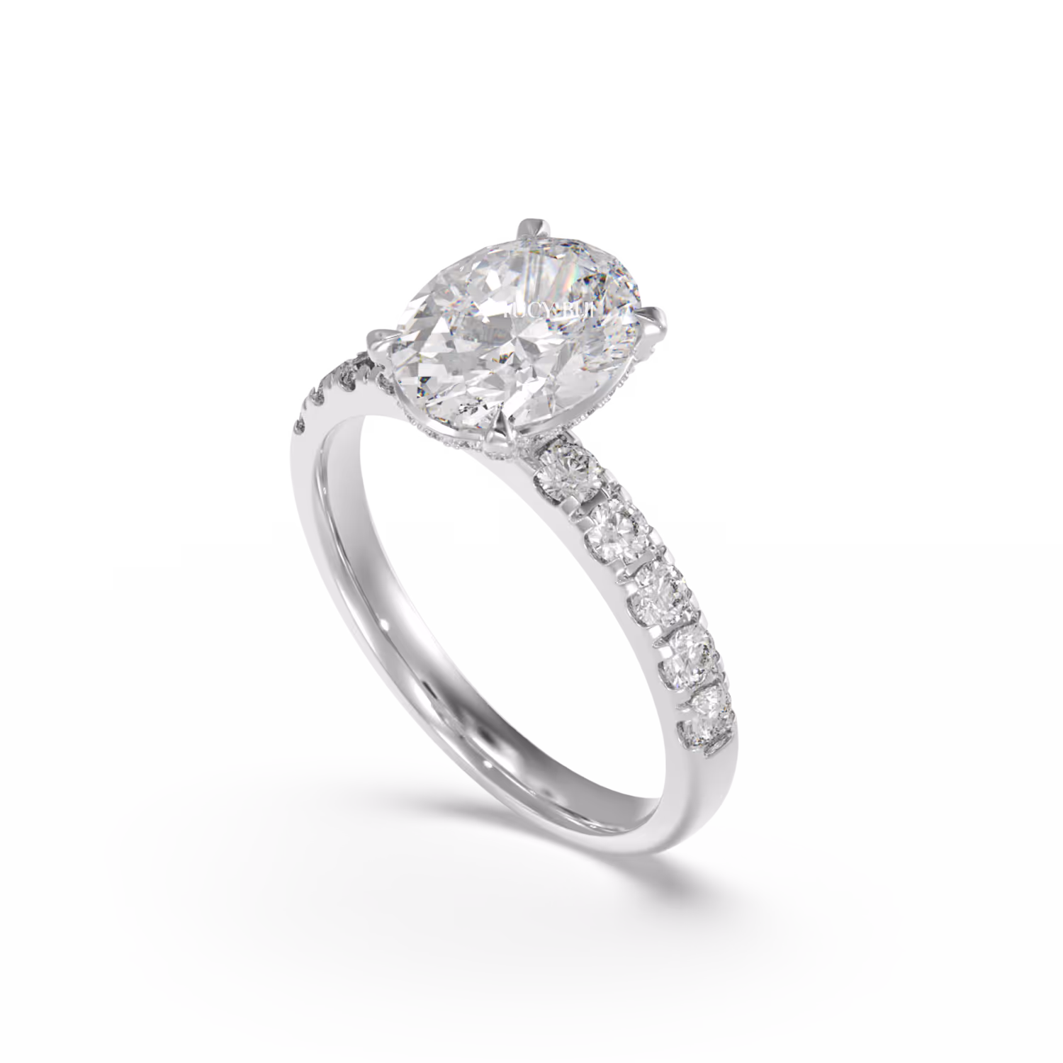 Creste Oval Kim Cương Lab Grown